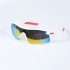 Men Women Sun Glasses Retro Mirror Vintage Style Shades Sport Cycling Goggles Glasses White iris