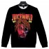 Men Women Sweatshirt Juice WRLD Portrait Flower Skull Crew Neck Unisex Loose Pullover Tops E 01442 XXL