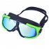 Men Women Swimming Goggles Thickened Waterproof High definition Double Layer Anti fog Swim Eyewear G black green blue plating