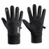 Men Women Thermal Fleece Gloves Waterproof Running Jogging Cycling Ski Sports Touchscreen Fleece Gloves black One size