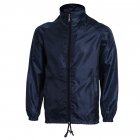 Men Women Waterproof Windproof Light Jacket Casual Outdoor Sports Long Sleeve Hooded Coat Top black M