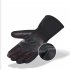 Men Women Winter Cycling Gloves Touch Screen Shock Absorption Anti Slip Windproof Thickening Plush Lining Full Finger Gloves For MTB Gravel Road Bike black M