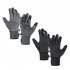 Men Women Winter Cycling Gloves Dual Waterproof Protection Windproof Anti Slip Touch Screen Breathable Warm Bike Gloves For MTB Gravel Road Bike grey L