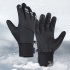 Men Women Winter Cycling Gloves Dual Waterproof Protection Windproof Anti Slip Touch Screen Breathable Warm Bike Gloves For MTB Gravel Road Bike grey L