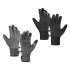 Men Women Winter Cycling Gloves Dual Waterproof Protection Windproof Anti Slip Touch Screen Breathable Warm Bike Gloves For MTB Gravel Road Bike grey L