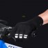 Men Women Winter Cycling Gloves Dual Waterproof Protection Windproof Anti Slip Touch Screen Breathable Warm Bike Gloves For MTB Gravel Road Bike grey L