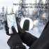 Men Women Winter Cycling Gloves Dual Waterproof Protection Windproof Anti Slip Touch Screen Breathable Warm Bike Gloves For MTB Gravel Road Bike grey L
