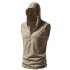 Men Workout Hooded Tank Tops Summer Solid Color Sleeveless Casual T shirt For Running Fitness White M