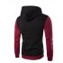 Men s Cause Hooded Slim Fit Cotton Long Sleeve Pullover Sweatershirt Tops Hoodies red L