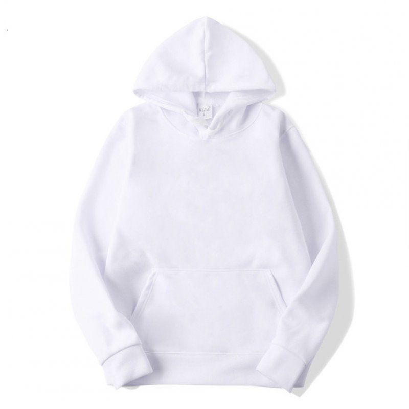 plain long sleeve velvet loose hoodie