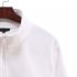 Men s Jacket Autumn and Winter Three color Splicing Casual Sports Coat white L
