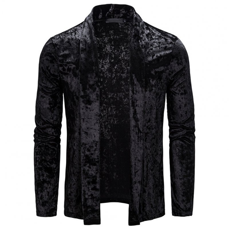 mid length black cardigan