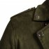 Men s Jackets Autumn Diagonal Zipper Solid Color Lapel Casual Jacket olive green M