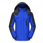 Men s Jackets Winter Thickening Windproof and Warm Outdoor Mountaineering Clothing  blue XXL