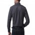 Men s Leisure Shirt Autumn Solid Color Long sleeve Business Shirt Black  XXL