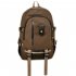 Men s Multi Pockets Outdoor Hiking Canvas Backpack Casual Travelling Bag High capacity Satchel Schoolbag