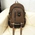 Men s Multi Pockets Outdoor Hiking Canvas Backpack Casual Travelling Bag High capacity Satchel Schoolbag