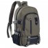 Men s Multi Pockets Outdoor Hiking Canvas Backpack Casual Travelling Bag High capacity Satchel Schoolbag