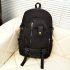 Men s Multi Pockets Outdoor Hiking Canvas Backpack Casual Travelling Bag High capacity Satchel Schoolbag