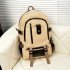 Men s Multi Pockets Outdoor Hiking Canvas Backpack Casual Travelling Bag High capacity Satchel Schoolbag