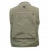 Men s Multifunction Pockets Travels Sports Fishing Vest Outdoor Vest L Khaki2Z32