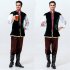 Men s Oktoberfest Costumes Halloween Cosplay Suit for Performance Show as shown free size