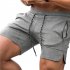 Men s Pants Summer Multicolor Sports Beach Zipper Pocket Loose Shorts Olive green  L
