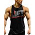 Men s Printed Training Vest Round Neck Soft Breathable Loose Tank Tops