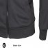 Men s Sweatshirts Letter Printed Long sleeve Zipper Cardigan Hoodie Light gray XL