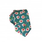 Men s Wedding Tie Floral Cotton Necktie Birthday Gifts for Man Wedding Party Business Cotton printing  023