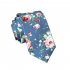 Men s Wedding Tie Floral Cotton Necktie Birthday Gifts for Man Wedding Party Business Cotton printing  034