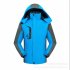 Men s and Women s Jackets Winter Velvet Thickening Windproof and Rainproof Mountaineering Clothes blue XXL