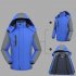 Men s and Women s Jackets Winter Velvet Thickening Windproof and Rainproof Mountaineering Clothes Royal blue XXL