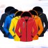 Men s and Women s Jackets Autumn and Winter Outdoor Reflective Waterproof and Breathable  Jackets black L