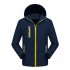 Men s and Women s Jackets Autumn and Winter Outdoor Reflective Waterproof and Breathable  Jackets Navy 5xl