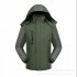 Men s and Women s Jackets Winter Velvet Thickening Windproof and Rainproof Mountaineering Clothes Orange XXL