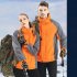 Men s and Women s Jackets Winter Velvet Thickening Windproof and Rainproof Mountaineering Clothes Orange 4XL