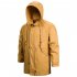 Men s jacket Long sleeve solid color outdoor  FitType hooded jacket  Khaki M
