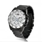Mens Professional Quartz Sport Wrist Watch water resistant with anti clockwise movement bezel