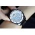 Mens Professional Quartz Sport Wrist Watch water resistant with anti clockwise movement bezel