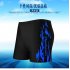 Mens Square Leg Short Swimsuit Breathable Quick Dry Swim Cap with Boxer Swim Trunks Set for Swimming Diving Snorkeling