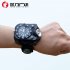 Mens Wrist Watch 3in1 with Super Bright LED Flashlight and Compass  Outdoor Sports Rechargeable   Waterproof