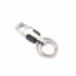 Mental Key Ring Man Key Chain Car Top Grade Dual Ring Keyring Without rivets