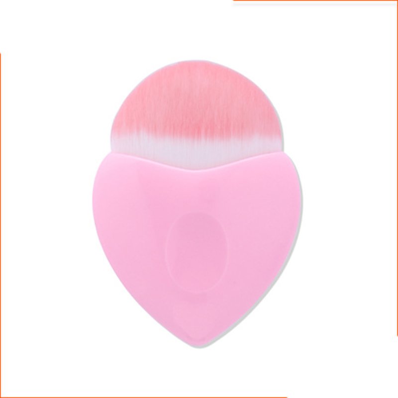Mermaid Soft Cosmetic Brush, Heart-shaped Blusher Foundation Brush, Makeup Tool