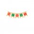 Merry Christmas Jute Burlap Banners Christmas Banner Christmas Decoration  Red and green