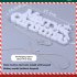 Merry Christmas Led Letter Hanging Tag Light for Christmas New Year Home Doors Windows Walls Decor Red