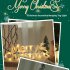 Merry Christmas Led Letter Hanging Tag Light for Christmas New Year Home Doors Windows Walls Decor Warm White