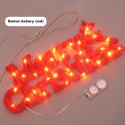 Merry Christmas Led Letter Hanging Tag Light for Christmas New Year