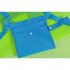 Mesh Beach Tote Bag Extra Large Foldable Storage Bag Lightweight Quick Dry Beach Toys Organizer Handbag Green Net Blue belt small