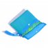 Mesh Beach Tote Bag Extra Large Foldable Storage Bag Lightweight Quick Dry Beach Toys Organizer Handbag blue net green belt small
